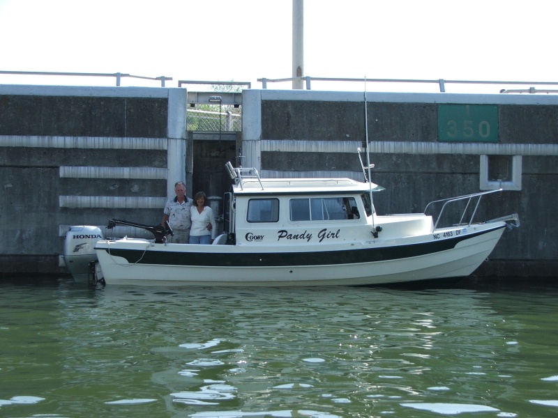 "Pandy Girl's" return Lockage:  Cordell Hull Lock & Dam