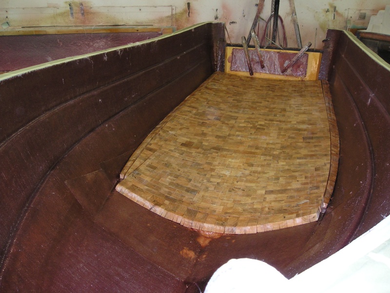 Partially installed balsa (Mon 3/14)