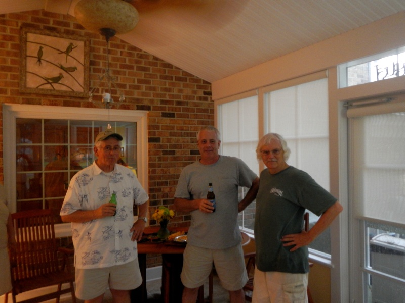 Party planers left to right Lou, Bruce & Bob
