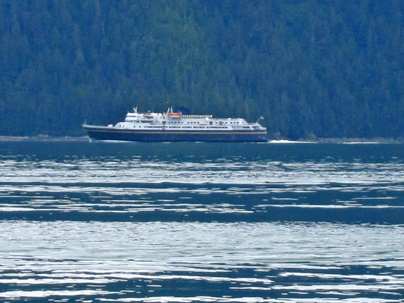 Passed Alaska State Ferry M/V Taku enroute