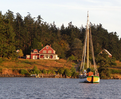 Pastoral scene at Blind Bay