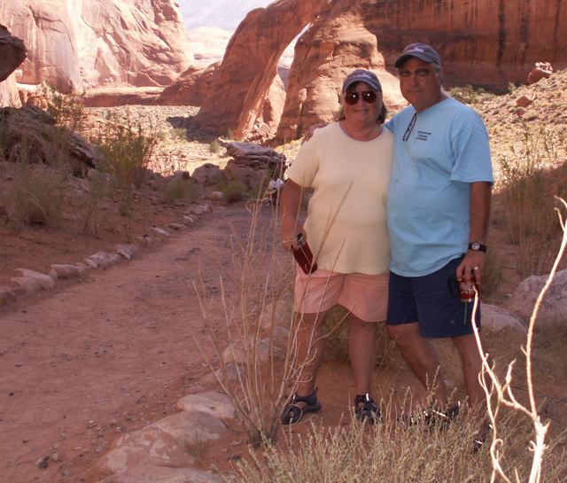 Pat and Patty at Rainbow Bridge 9-19-08