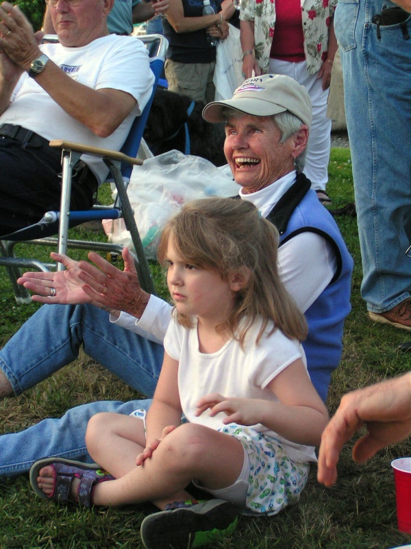 (Pat Anderson) Claire Callahan and El Fiero Enjoying the Show