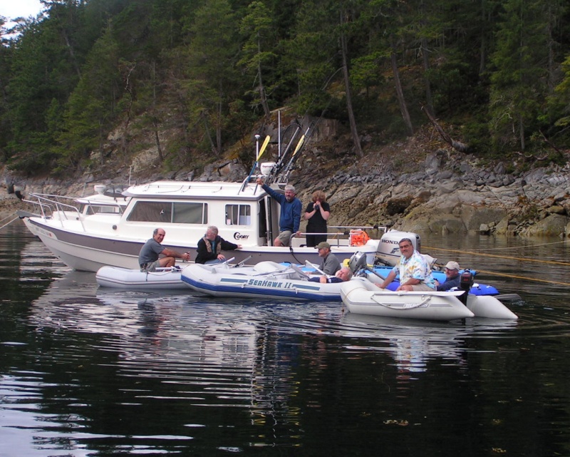 (Pat Anderson) Dinghy Party at Roscoe Cove 9-14-05