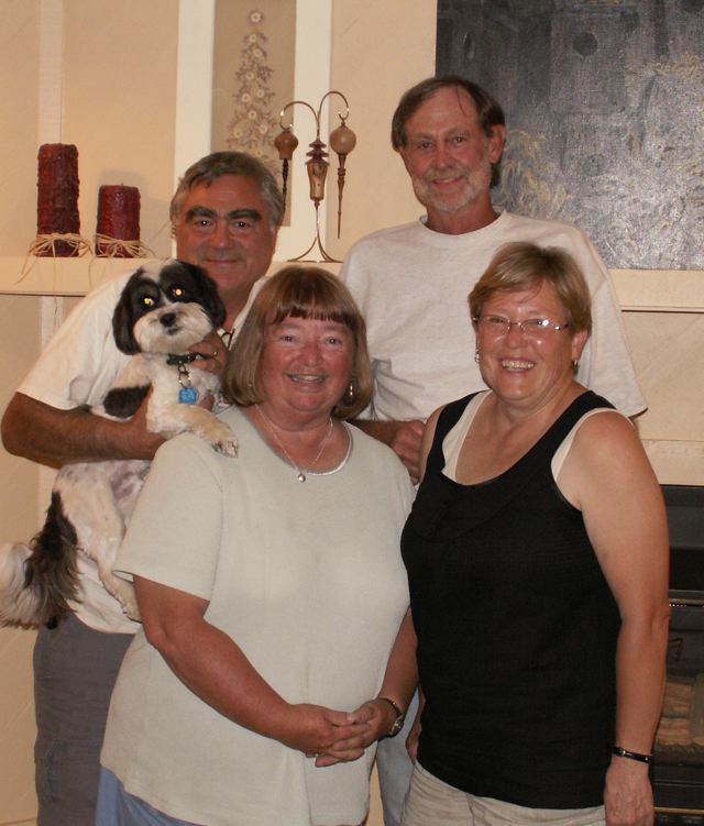 Pat, Patty, Baxter, Brent and Dixie in Richfield UT 9-14-08