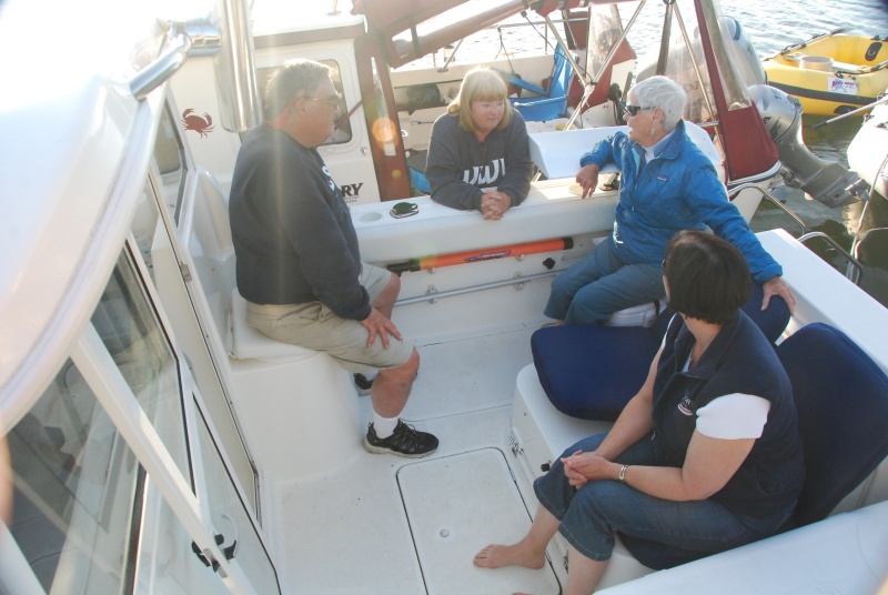 Pat, Patty, El and Dee in the Trophy Sandwich taken from the Knotty C