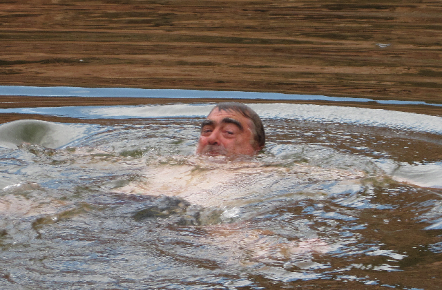 Pat Swimming at Cedar Canyon 9-16-09,Sized