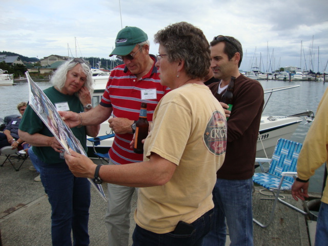 Patti & Barry (C-CAKES), Robbi (C-RUN) & Jeff Lindhout of Triton (C-DORY Factory)