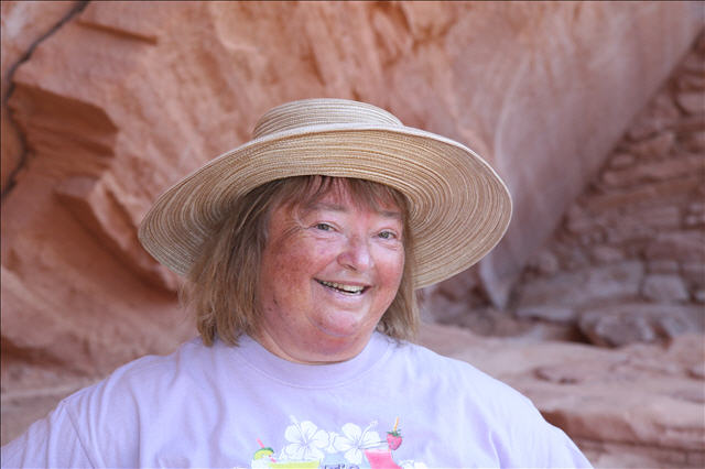 Patty at Defiance House Ruins