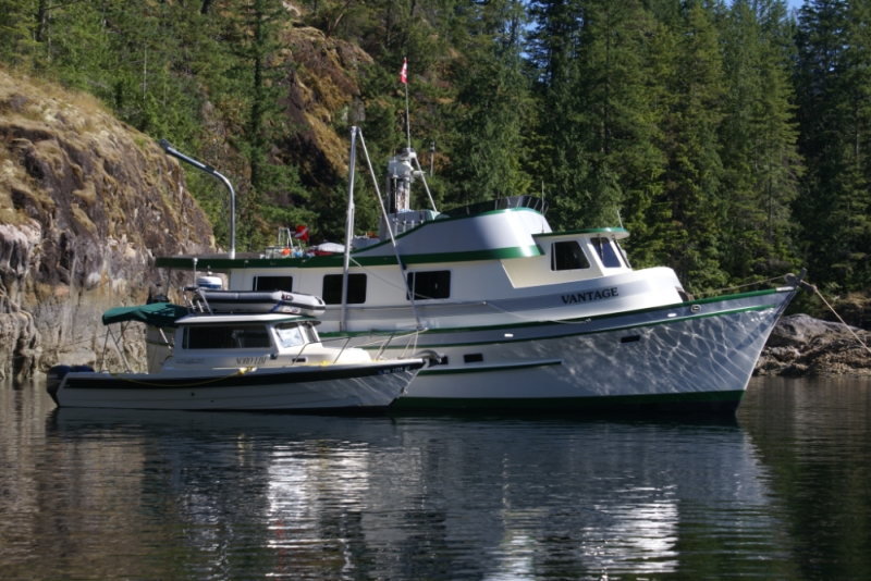Pendrell Sound DSC00898.  Our boat is the slightly smaller of the two. The slightly larger one is a one-off built by my brother-in-law.