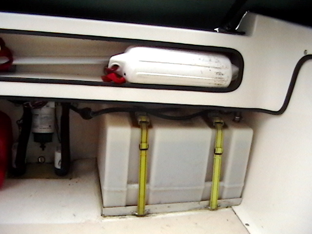 Permanently installed 12 gal fuel tank