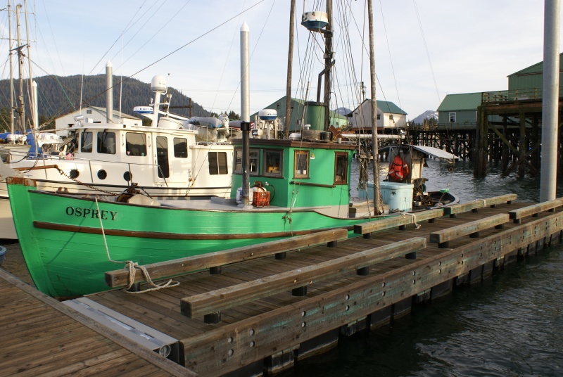 Petersburg 2011.  Wooden,"Osprey," boat built in 1918, still in use. DSC06488