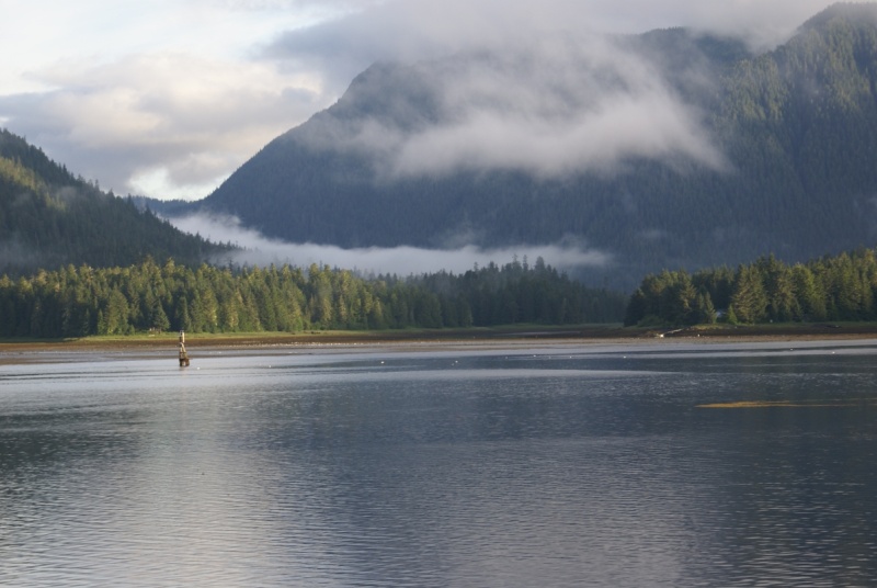 Petersburg, Mouth of Petersburg Creek at the Wrangell Narrows