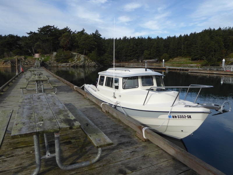 Picked a spot at the end of the dock for "privacy", LOL!
