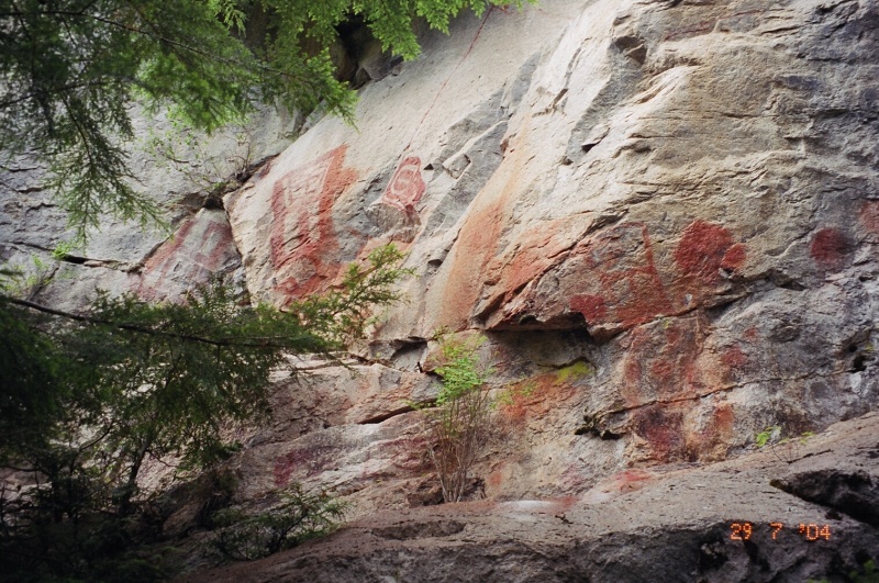 Pictograph, Coppers and Eagle