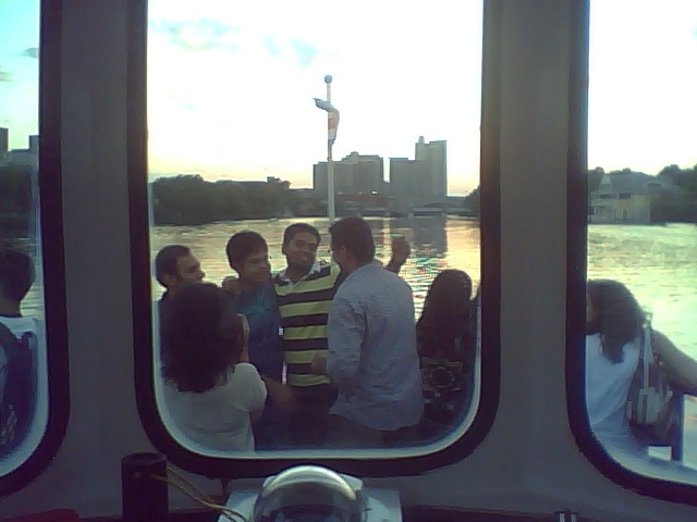 Picture from the pilot house of the Charles I (8/31/10).