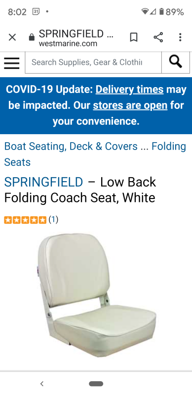 Plain and simple folding helm seat.   Less bulk, folds down nearly flat.  Doc storage behind