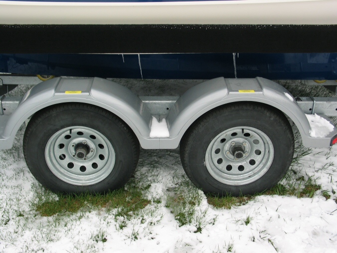 Plastic Fenders on King Trailer (but nice plastic, nice trailer).