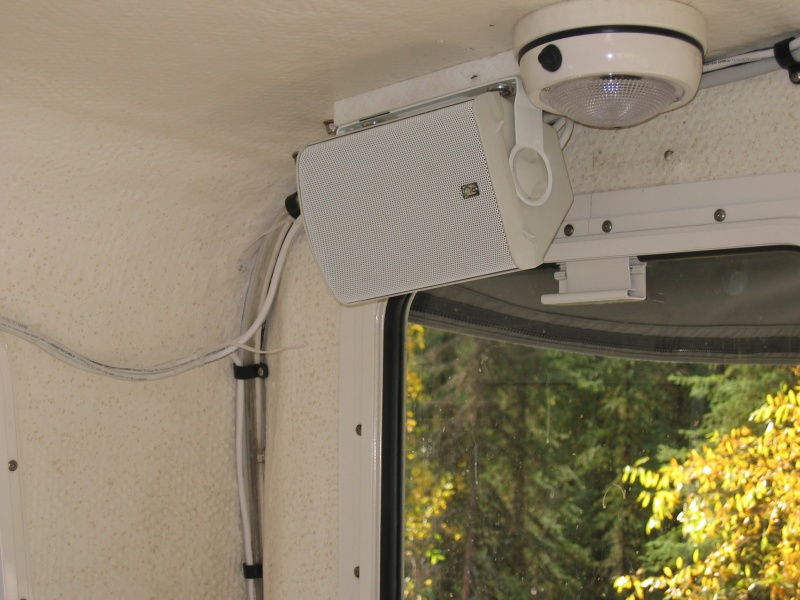 Polyplanar speaker installation with 3/4" starboard spacer