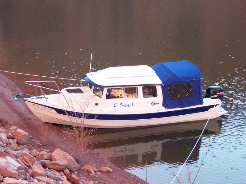 Port side view of Sea Swell in Cedar Canyon 11-12-10