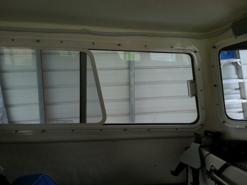Port side was easier.  Used white split loom,  adhesive mounts, and wire ties.  Simple stuff