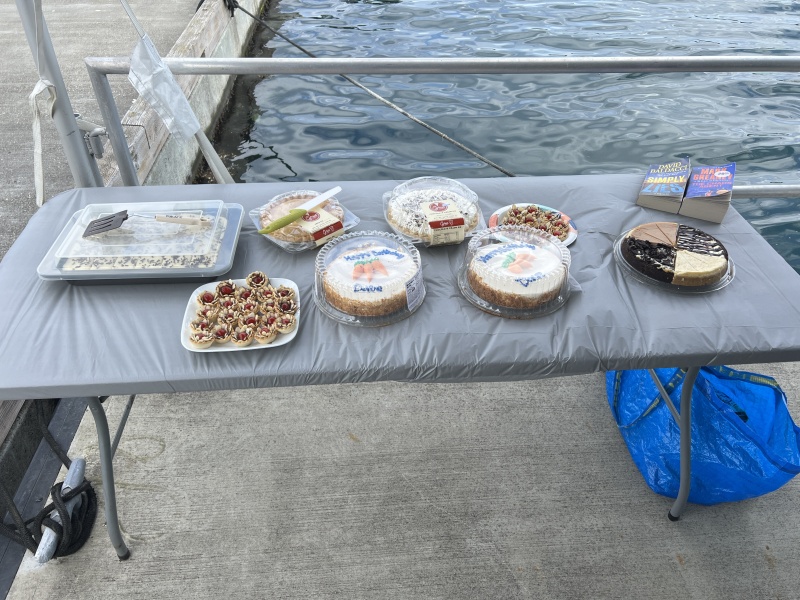 Potluck dessert table