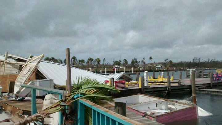 Prayed for Port Lucaya after Hurricane Matthew hit 7 weeks later