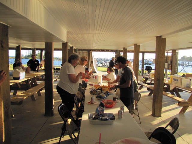 Preparing for the pot luck