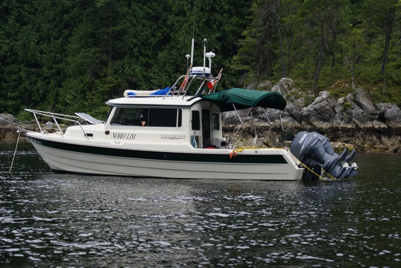 Princess Louisa Trip, 07-10 053 Anchorage at Kinechin Islets, Salmon Inlet, off of Sechelt Inlet