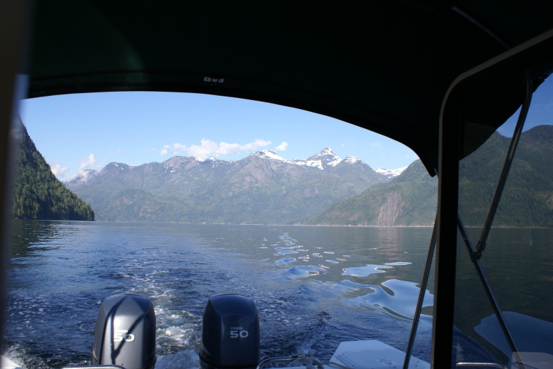 Princess Louisa Trip, 07-10 096 Looking back while heading up Jervis Inlet