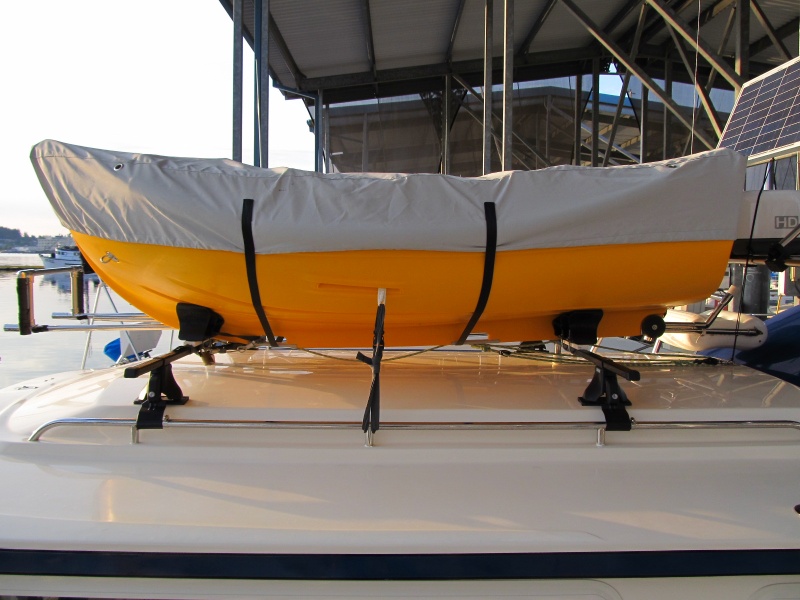 profile of boat with 53 inches between our crossbars