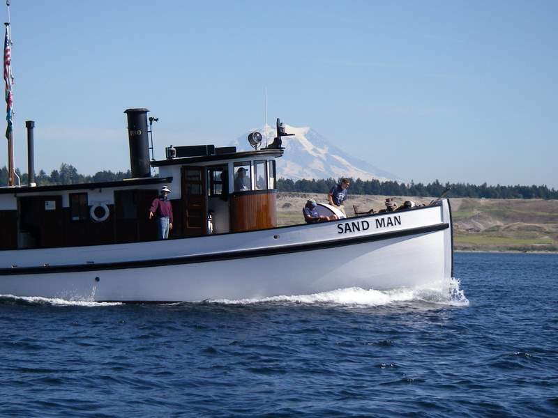 Puget Sound tug Sand Man. Built 1910. Restored 2005