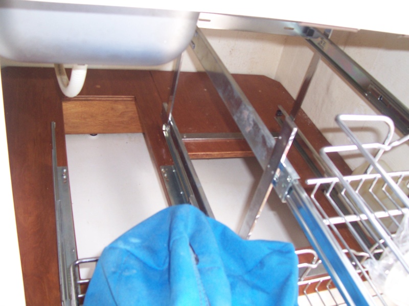 Pull outs under Galley, and storage below