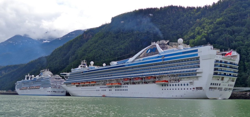 Pulling into Skagway