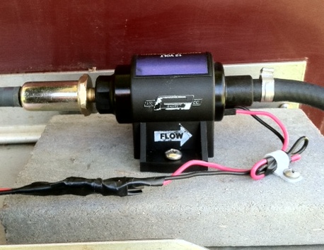 Pump on Trim Tab