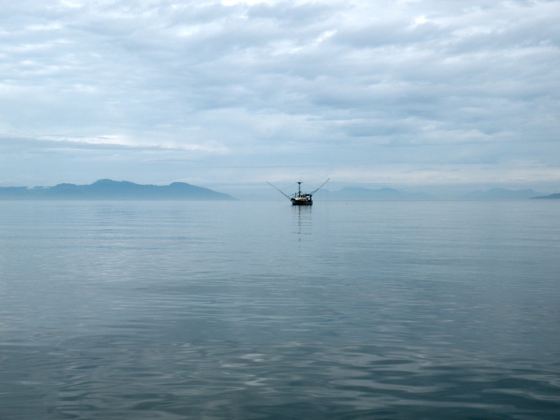 purse seiner near inlet
