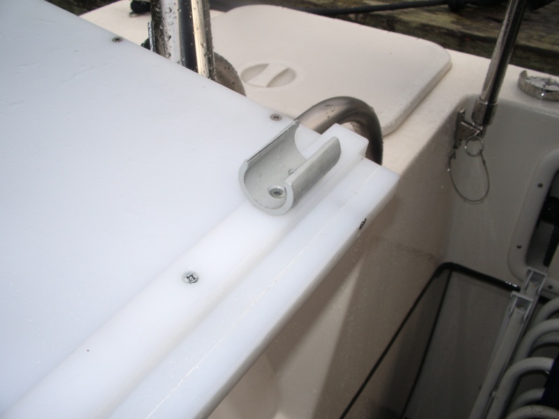 PVC clips and 1/2\" riser