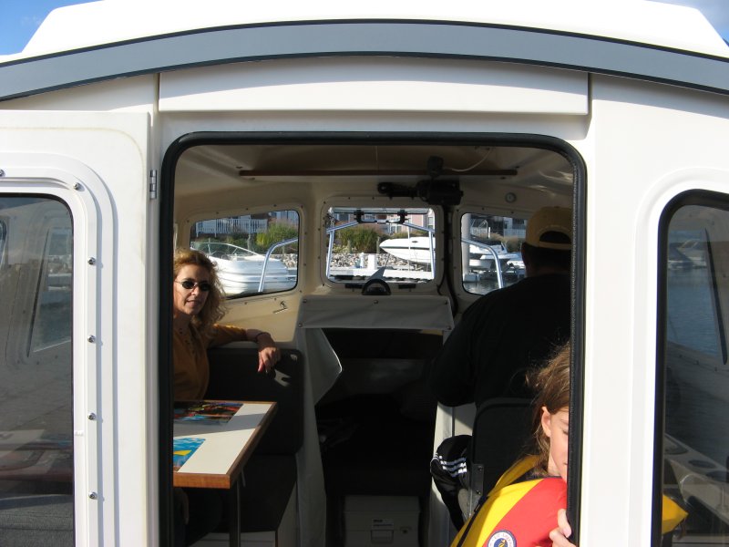 Quick view into the cabin.  Garmin GPS 188C.