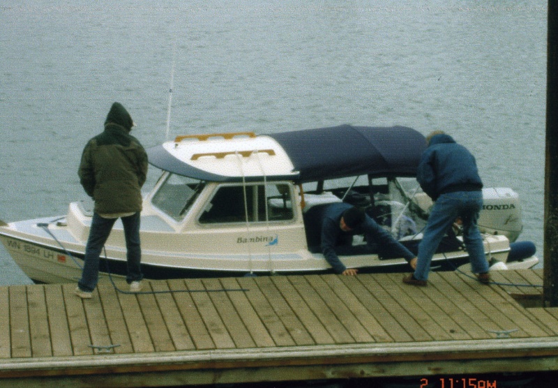 (R/J): Bambina at John Wayne Marina, Sequim.