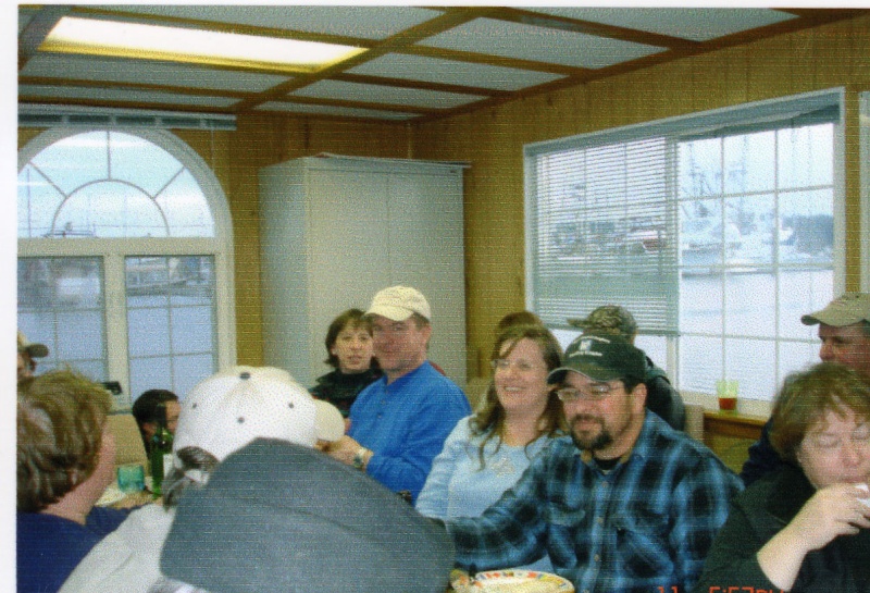 (R/J): Dee & Dan (Knotty C), Susan & Tom (Susan E), Ernie (Scooter) behind Laurie (Laurna Jo).