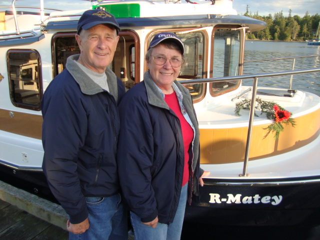 R-Matey gets christened
Mystery Bay