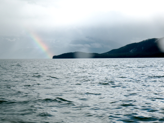 Rainbow over Arden Point
