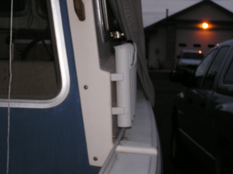 rear view of rod holders