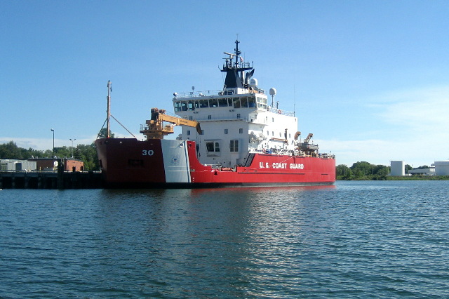 Recently comissioned USCG icebreaker Mackinaw