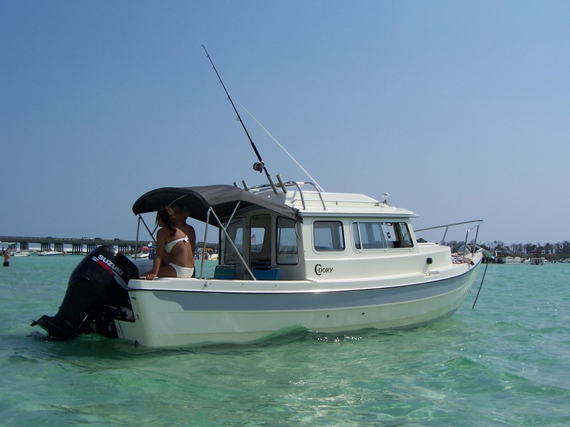 Relaxing on Crab Island (Destin, Fl).