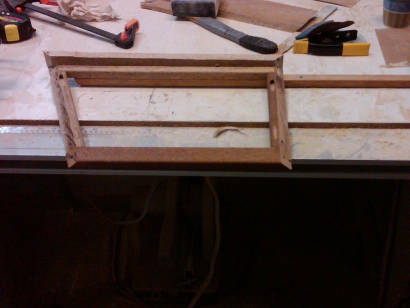 return air grille frame from scrap