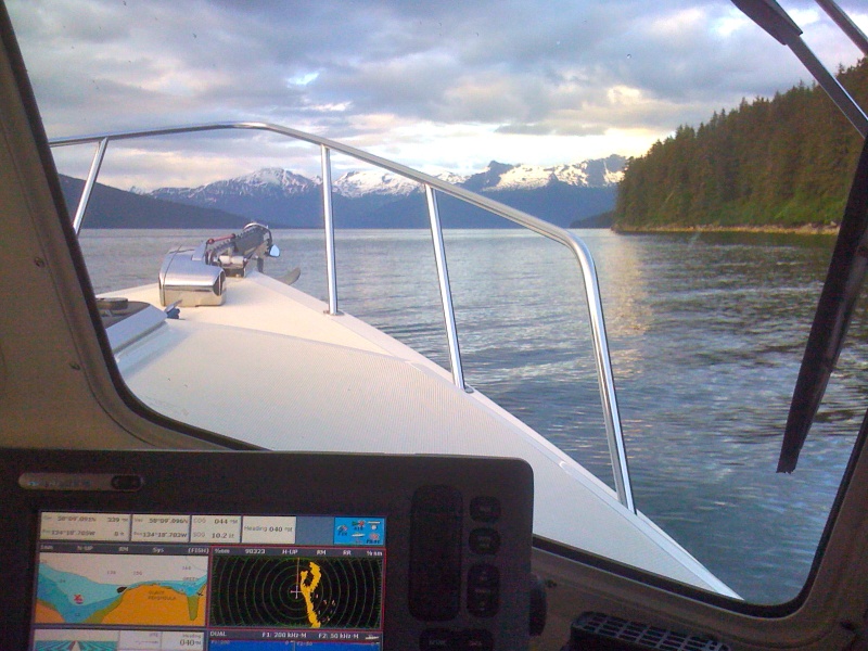 Returning to Stephens Passage from Oliver Inlet
