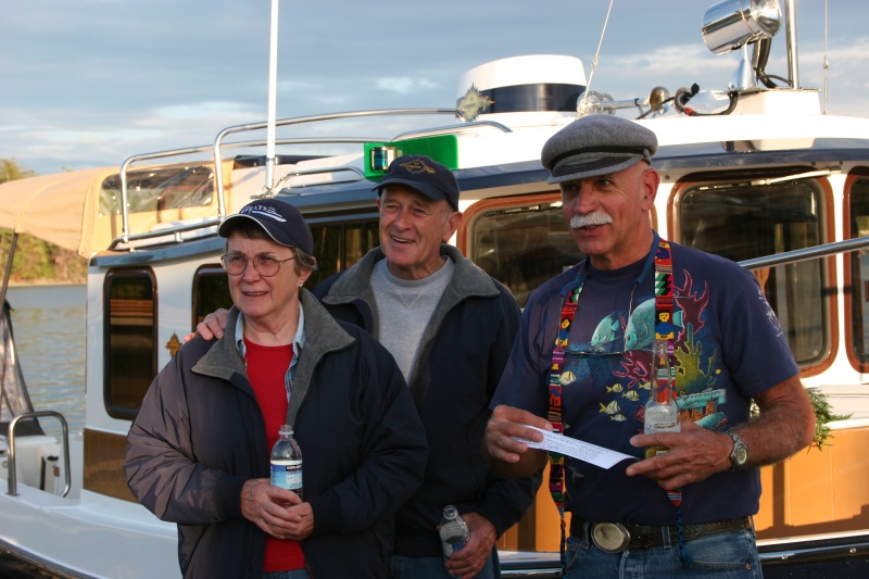 Rev Dave Christening the New R-Matey
Proud owners Ruth & Joe