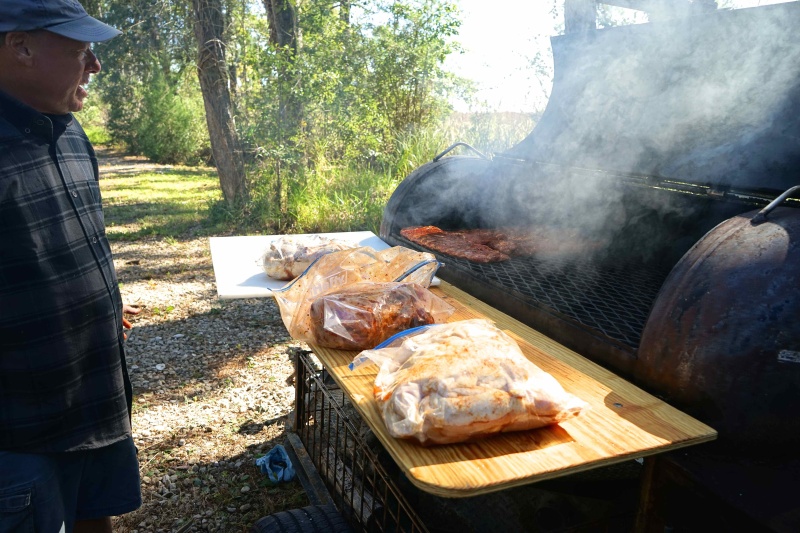 Ribs on the rack