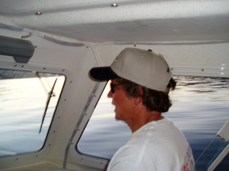 (Roberta Krumm) I got to drive!  Very impressive boat.